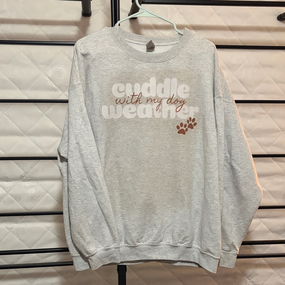 Gildan Heavy Blend Light Gray Sweatshirt